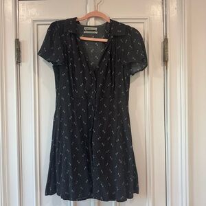 Urban Outfitters Black and White Mini Dress